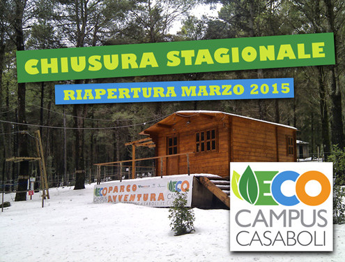 Chiusura Parco Avventura di Casaboli